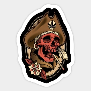 bonny skull Sticker